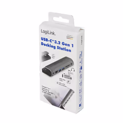 LogiLink UA0385 station d'accueil USB Type-C Noir, Argent - Vue supplémentaire 9