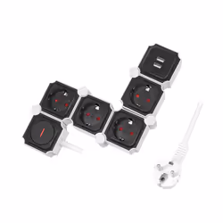 LogiLink LPS276U multiprise 1,5 m 4 sortie(s) CA Intérieure Gris - Vue supplémentaire 6