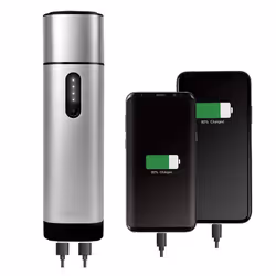 LogiLink PA0266 banque d'alimentation électrique Lithium Polymère (LiPo) 10000 mAh Métallique - Vue supplémentaire 5