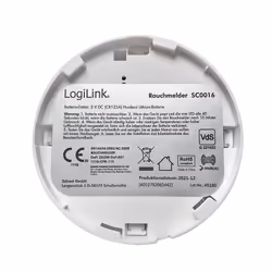 LogiLink SC0016 détecteur de fumée Détecteur à réflexion photoélectrique Sans fil - Vue supplémentaire 7