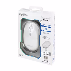 LogiLink ID0205 souris Ambidextre RF sans fil + Bluetooth 1600 DPI - Vue supplémentaire 9