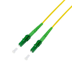 LogiLink FPSLC01 câble de fibre optique 1 m LC OS2 Jaune