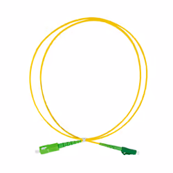 LogiLink FPSLS01 câble de fibre optique 1 m SC LC OS2 Jaune