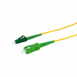 LogiLink FPSLS20 câble de fibre optique 20 m SC LC OS2 Jaune