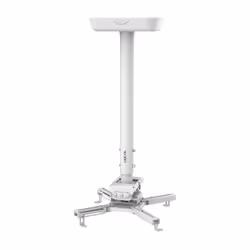 LogiLink BP0157, Plafond, 35 kg, Blanc, Plastique, Acier, Manuel, 595 - 895 mm