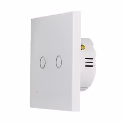 LogiLink SH0112, Commutateur intelligent, Sans fil, Blanc, IP20, Résistant à la poussière, Mur
