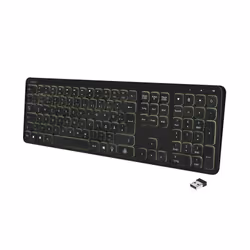 LogiLink Keyboard Wireless Gaming Black