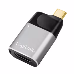LogiLink CUA0203, USB Type-C, HDMI Type A (Standard), Mâle, Femelle, Droit, Droit