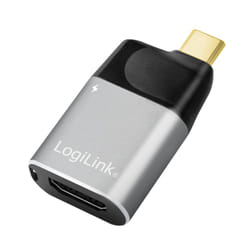LogiLink CUA0203 câble vidéo et adaptateur USB Type-C HDMI Type A (Standard) Noir, Gris