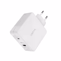 LogiLink PA0281 chargeur d'appareils mobiles Téléphone portable, Tablette Blanc Secteur Charge rapide Intérieure