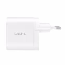 LogiLink PA0282 chargeur d'appareils mobiles Téléphone portable, Tablette Blanc Secteur Charge rapide Intérieure