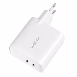 LogiLink PA0282 chargeur d'appareils mobiles Téléphone portable, Tablette Blanc Secteur Charge rapide Intérieure