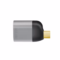 LogiLink CUA0204 changeur de genre de câble USB-C DisplayPort Noir, Gris