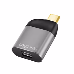 LogiLink CUA0205, USB Type-C, Mini DisplayPort, Noir, Gris