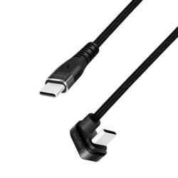 LogiLink CU0190 câble USB 1 m USB 2.0 USB C Noir