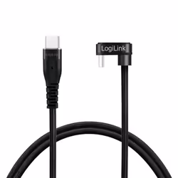 LogiLink CU0190 câble USB 1 m USB 2.0 USB C Noir