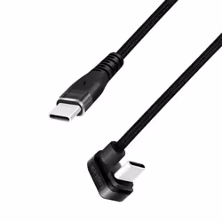 LogiLink CU0191, 2 m, USB C, USB C, USB 2.0, 480 Mbit/s, Noir