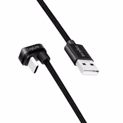 LogiLink CU0192 câble USB 1 m USB 2.0 USB A USB C Noir