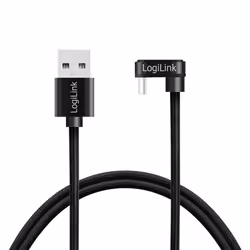 LogiLink CU0195 câble USB 3 m USB 2.0 USB A USB C Noir
