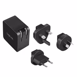 LogiLink PA0302 chargeur d'appareils mobiles Universel Noir Secteur Charge rapide Intérieure