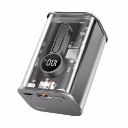 LogiLink PA0306, 10000 mAh, Power Delivery 3.0, Quick Charge 3.0, 20 W, Noir, Transparent