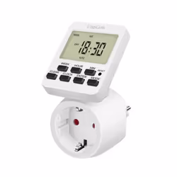LogiLink ET0014, Programmateur journalier/hebdomadaire, Blanc, Numérique, LCD, Boutons, 7 jour(s)