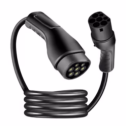 LogiLink EVC0125, Noir, Type 2, Type 2, Noir, Droit, Droit