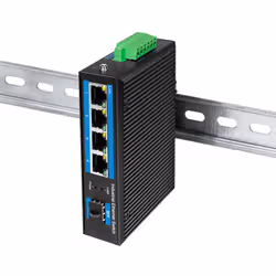 LogiLink NS204 commutateur réseau Non-géré Gigabit Ethernet (10/100/1000) Noir - Vue supplémentaire 7