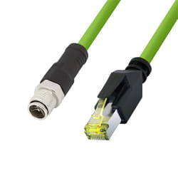 LogiLink CQM025S câble de réseau Vert 0,5 m Cat6a S/FTP (S-STP)