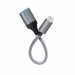 LogiLink CU0106 câble USB 0,15 m USB 3.2 Gen 1 (3.1 Gen 1) USB C USB A Gris - Vue supplémentaire 3