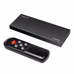 LogiLink HD0060, HDMI, Micro USB Type-B, Métal, Noir, 480i, 480p, 576i, 576p, 720p, 1080i, 1080p, 2160p, 6 Gbit/s