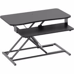 LogiLink Sit-Stand desk converter, w/ keyboard tray, black