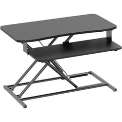 LogiLink Sit-Stand desk converter, w/ keyboard tray, black