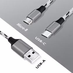 LogiLink CU0202 câble USB USB 2.0 1,2 m USB A USB C/Micro-USB A Gris - Vue supplémentaire 7