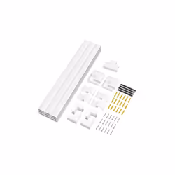 LogiLink Cable channel set, wall installation, 67pcs, white