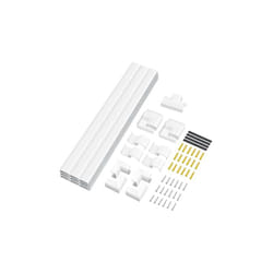 LogiLink Cable channel set, wall installation, 67pcs, white