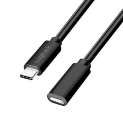 LogiLink CU0211 câble USB USB 2.0 2 m USB C Noir