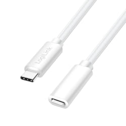 LogiLink CU0220 câble USB USB 2.0 1 m USB C Blanc