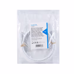 LogiLink CU0222 câble USB USB 2.0 3 m USB C Blanc - Vue supplémentaire 4