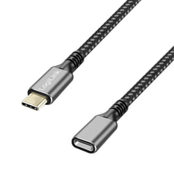 LogiLink CUA0109 câble USB USB 3.2 Gen 2 (3.1 Gen 2) 2 m USB C Noir, Gris