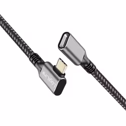 LogiLink CUA0111 câble USB USB 3.2 Gen 2 (3.1 Gen 2) 1 m USB C Noir, Gris - Vue supplémentaire 2