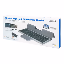 LogiLink ID0214 clavier maison/bureau Bluetooth QWERTZ Allemand Gris - Vue supplémentaire 5