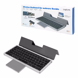 LogiLink ID0214 clavier maison/bureau Bluetooth QWERTZ Allemand Gris - Vue supplémentaire 6
