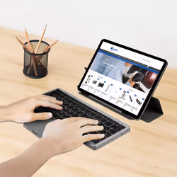 LogiLink ID0214 clavier maison/bureau Bluetooth QWERTZ Allemand Gris - Vue supplémentaire 8