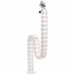 LogiLink Flexible cable channel, Clamp-On version, 1347x129 mm, white