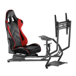 LogiLink EO0065 Siège pour jeu vidéo Siège de jeu universel Siège balançoire (nacelle) Noir, Rouge