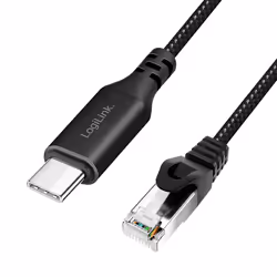 LogiLink CU0411, 1,5 m, Cat6, S/FTP (S-STP), RJ-45, Noir