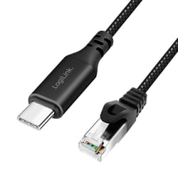 LogiLink CU0411 câble de réseau Noir 1,5 m Cat6 S/FTP (S-STP)