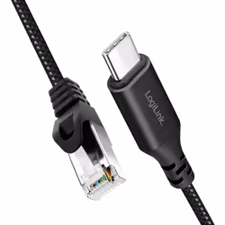 LogiLink CU0411 câble de réseau Noir 1,5 m Cat6 S/FTP (S-STP)