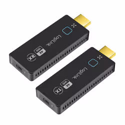 LogiLink HDW0111 extension audio/video Émetteur et récepteur AV Noir - Vue supplémentaire 2